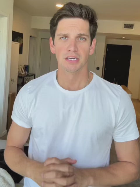 Video showing coffee jitters and anxiety, with SUPERBA COFFEE as the calm, gut-friendly solution for steady energy without crash