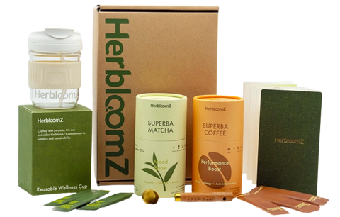 SUPERBA Double Set — Probiotic Matcha + Gut-Friendly Coffee